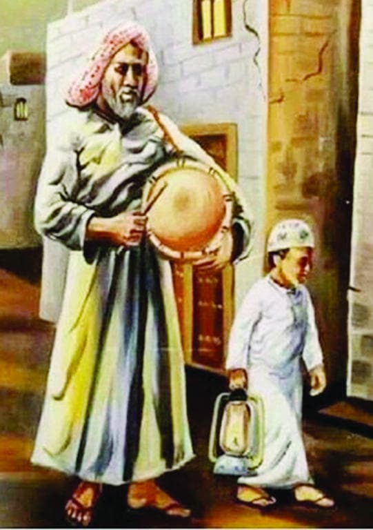 المسحر بلهجة الحجاز والمسحراتي بلسان أهل القاهرة