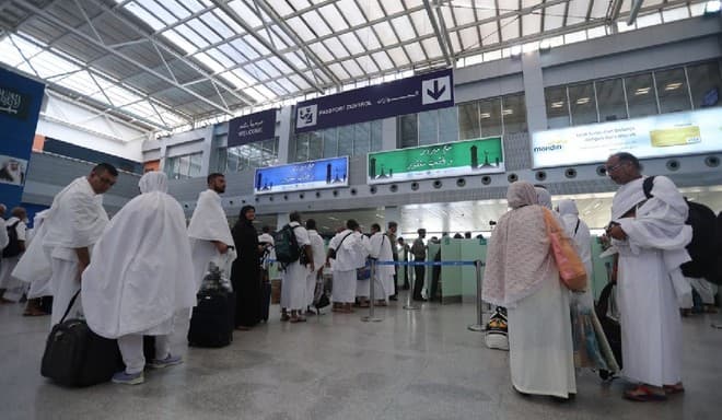 وصول 1.657.847 حاجا إلى السعودية من الخارج حتى يوم أمس
