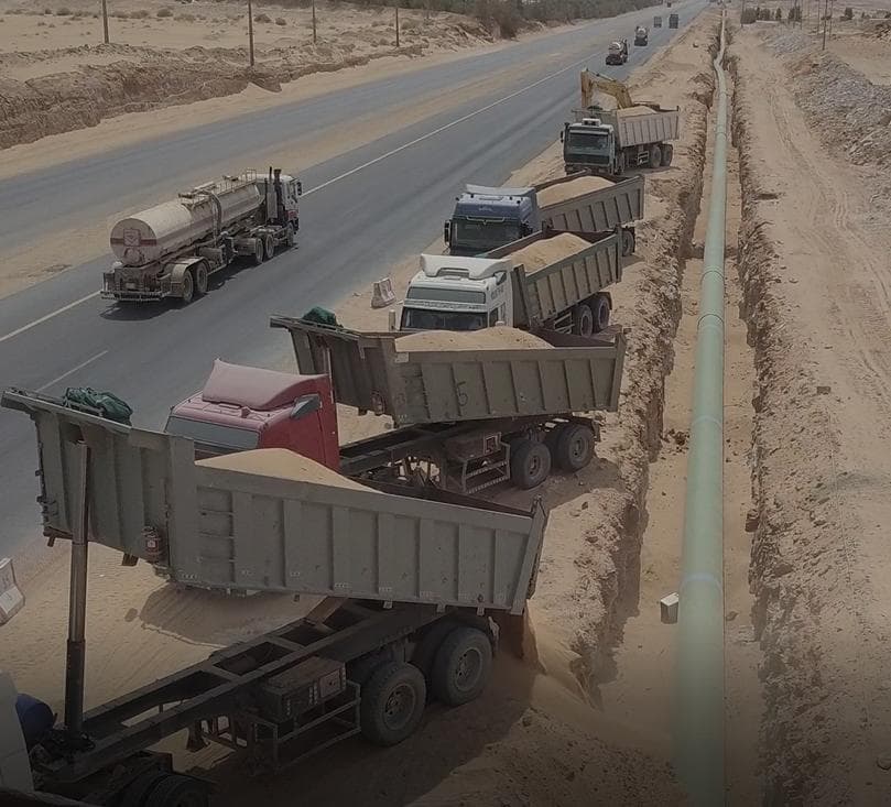 شركة مطلق الغويري للمقاولات تنفذ المرحلتين الأولى والثانية لمشروع المياه المعالجة في وعد الشمال