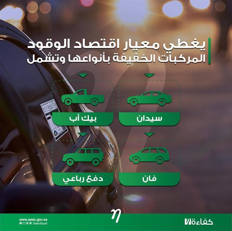 تعريف معدل اقتصاد الوقود في المركبات