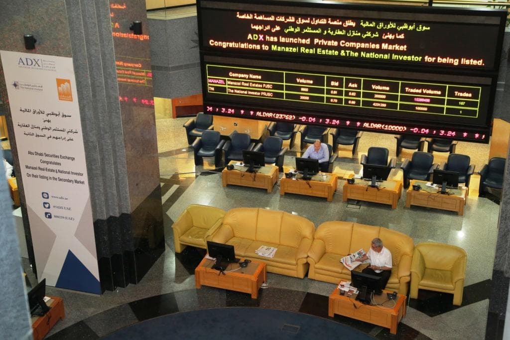 هبوط معظم البورصات الخليجية بتأثير أسهم الشركات المالية