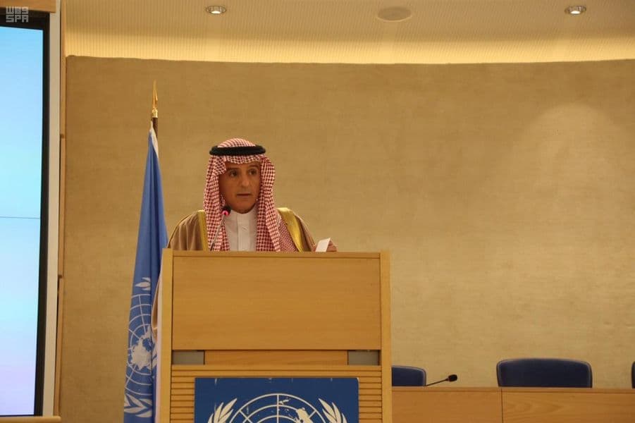 الجبير : موقف المملكة تجاه القضية الفلسطينية راسخ وترفض بشكلٍ قاطع أي مساس بالوضع التاريخي لمدينة القدس