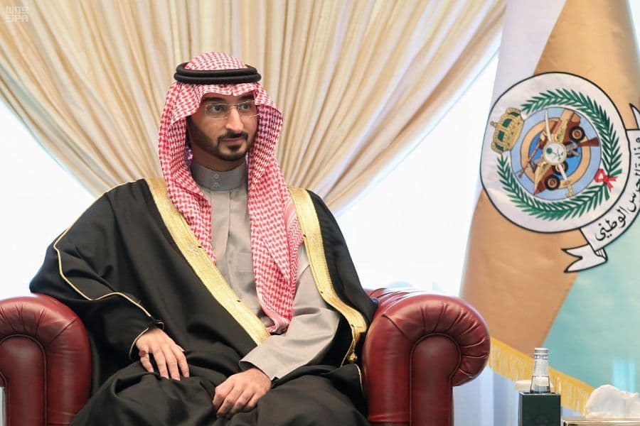 الأمير عبدالله بن بندر يستقبل أمراء الأفواج ووكلاءهم بوزارة الحرس الوطني