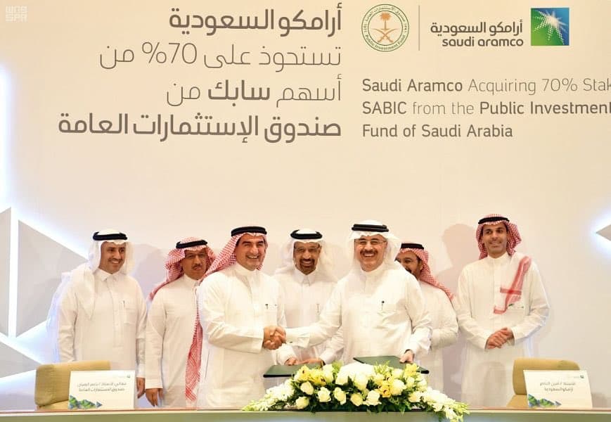 «أرامكو» و«سابك» .. قوة عالمية في الطاقة والكيماويات