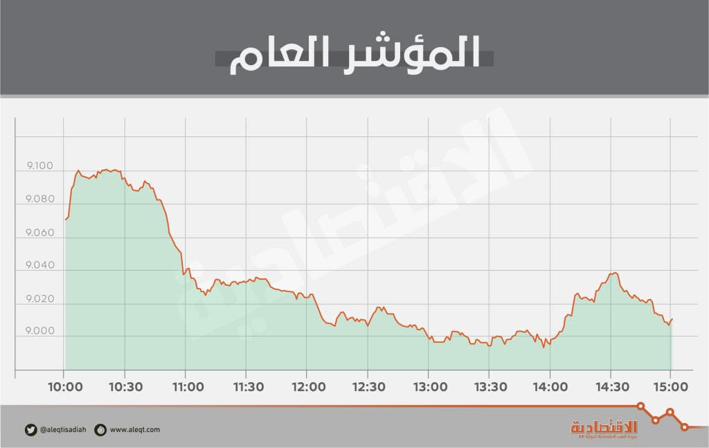 الأسهم السعودية تحافظ على مستوياتها فوق 9000 نقطة رغم ضغط «المصارف»