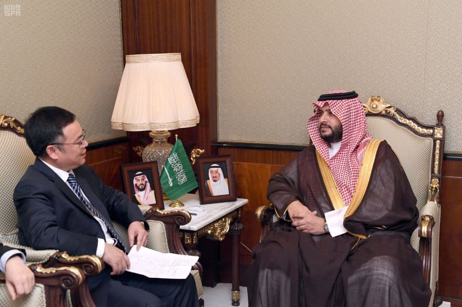 الأمير تركي بن محمد يبحث مع السفير الصيني تعزيز العلاقات