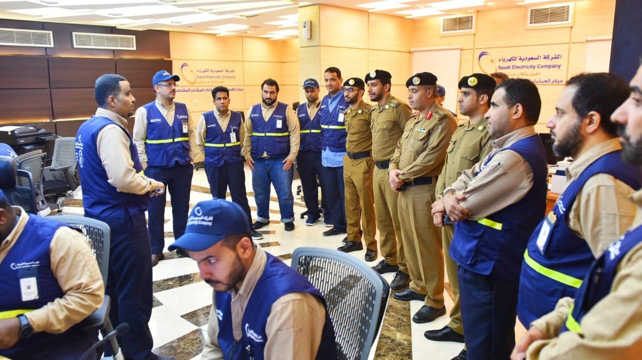 "العليا للأمن الصناعي" تطلع على تقنيات العمليات والتحكم في "السعودية للكهرباء" بالمشاعر المقدسة