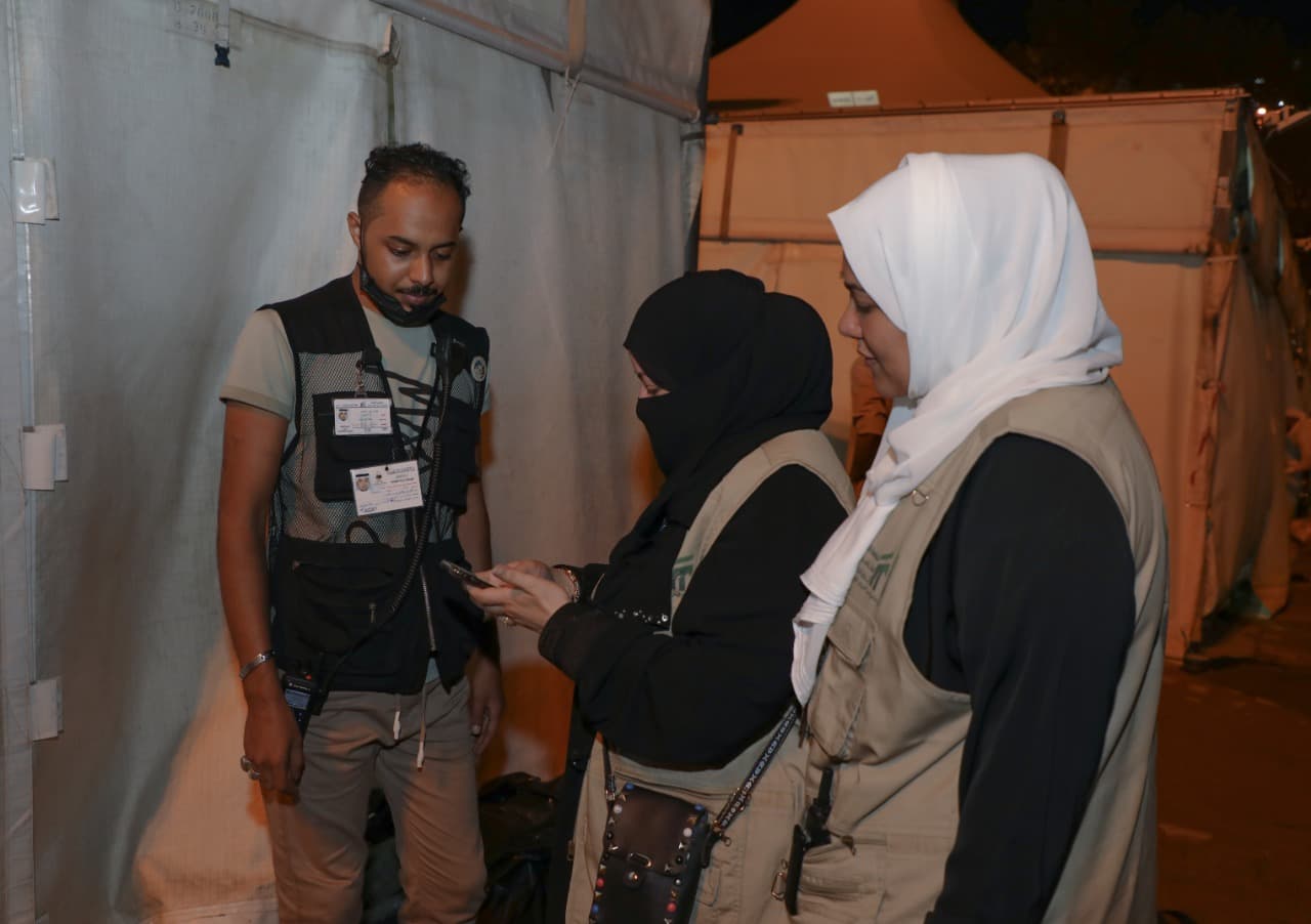 فريق نسائي مستحدث للتفويج في مطوفي الدول العربية