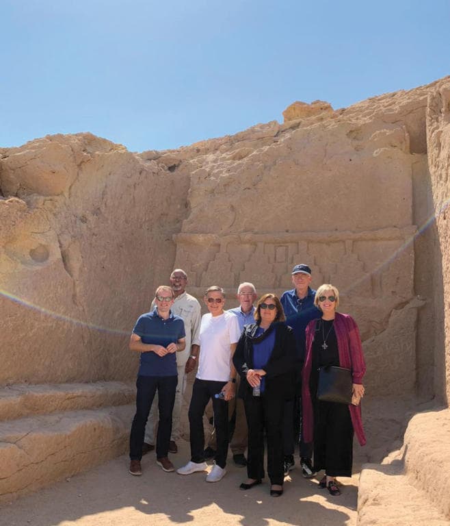 وفد القيادات المسيحية الإنجيلية يطلع على مناطق نيوم الأثرية