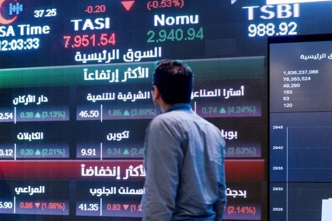  564.8 مليون ريـال صافي مشتريات الأجانب في الأسهم السعودية خلال أسبوع 