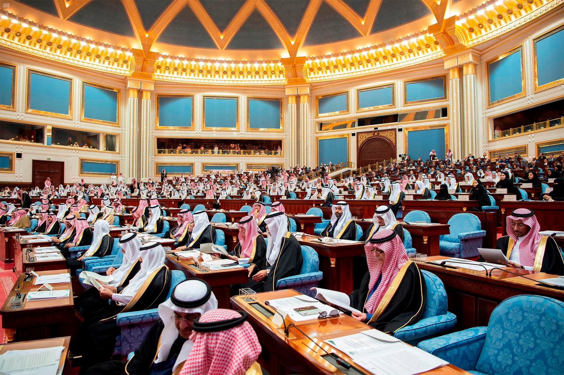 نص خطاب خادم الحرمين أمام مجلس الشورى