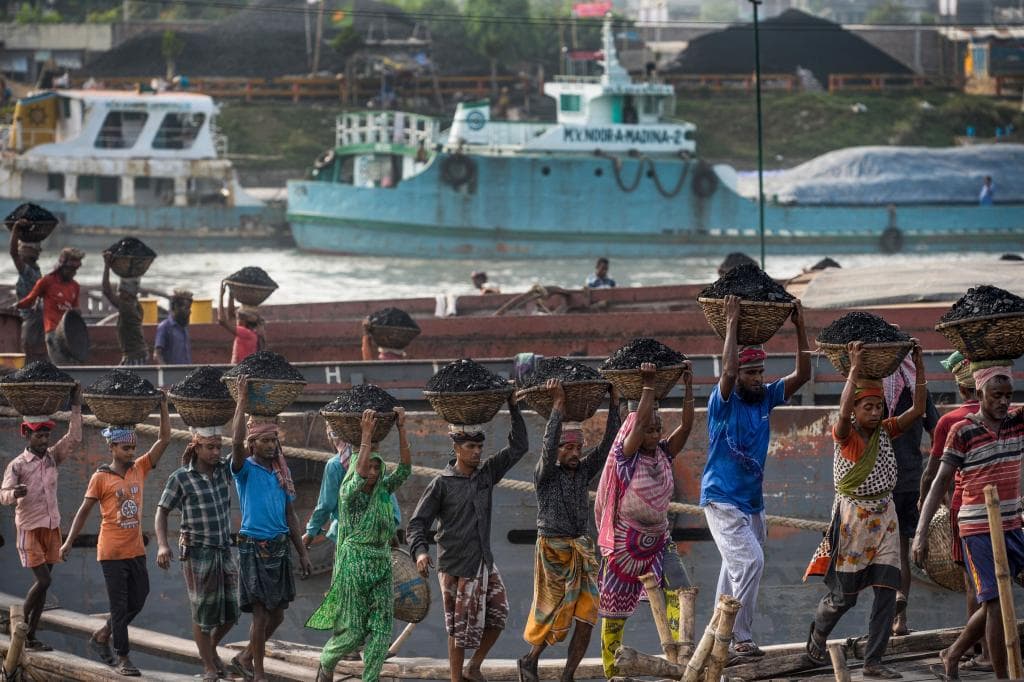 إفراغ الفحم