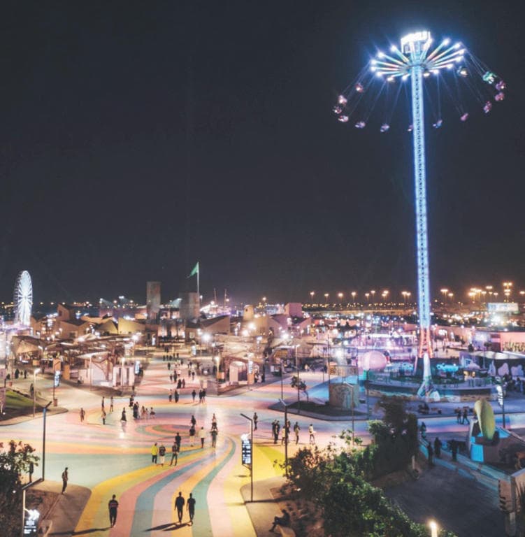 واحة الدرعية .. آلة الزمن تسافر بالزوار إلى الماضي وتنقلهم للمستقبل