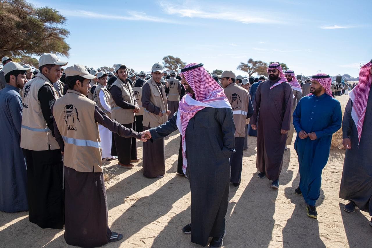 محافظ الهيئة الملكية لمحافظة العلا يلتقي فريق برنامج حماية