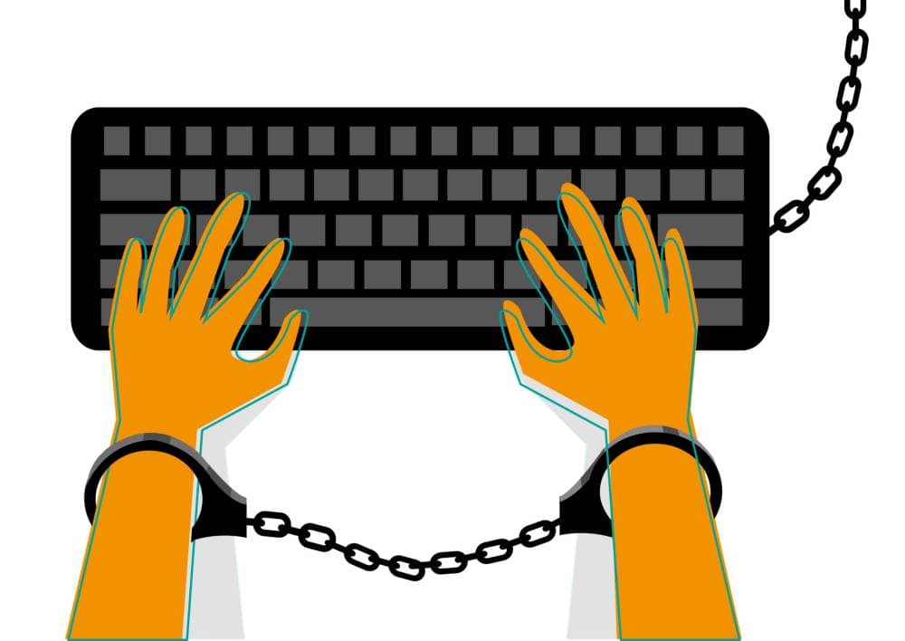 قطع الخدمة انتهاك للقانون الدولي لحقوق الإنسان.