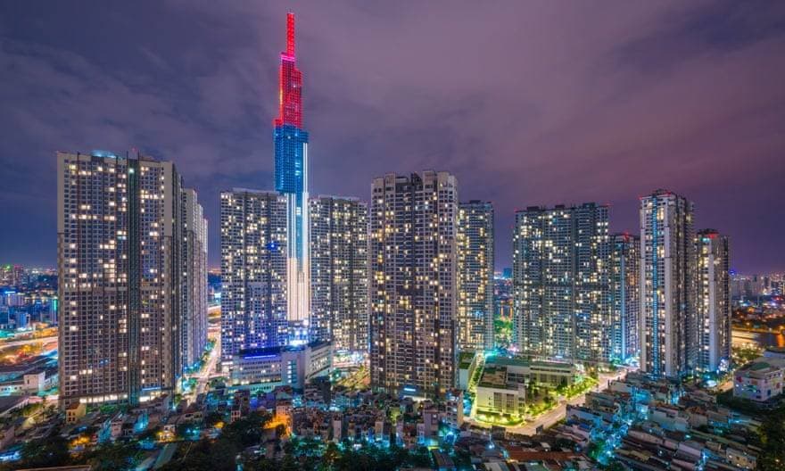 مدينة هو تشي منه الحاضرة الاقتصادية لفيتنام الحديثة.