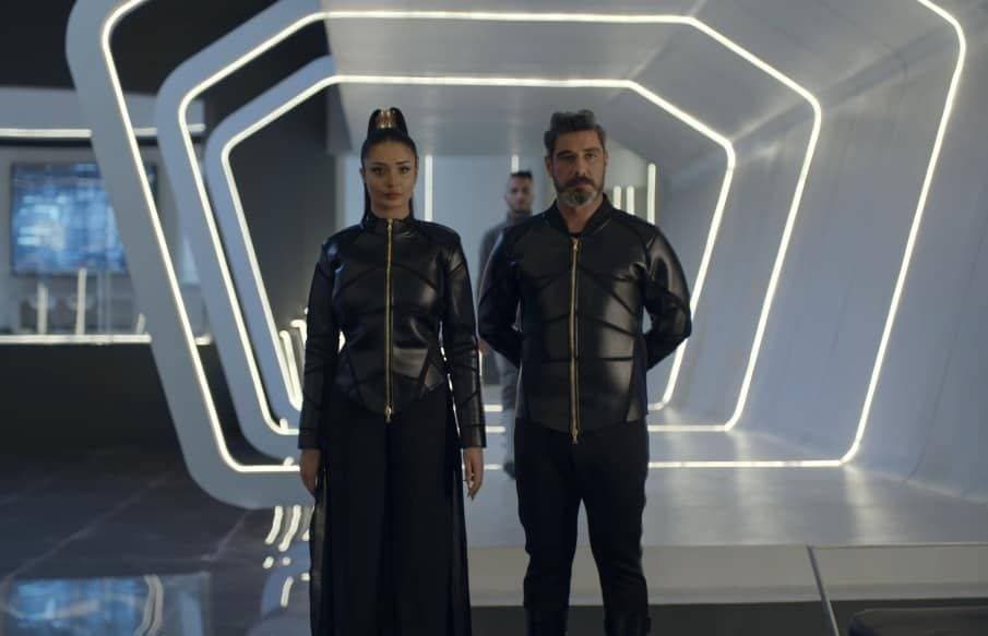 مشهد من المسلسل.