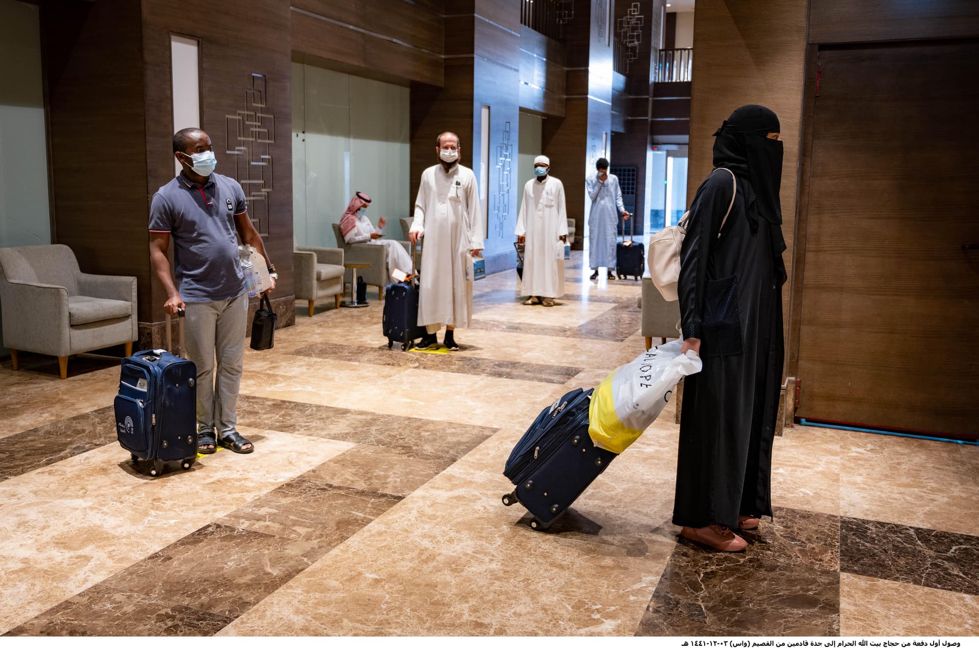  أول دفعة من حجاج تصل إلى جدة قادمة من القصيم