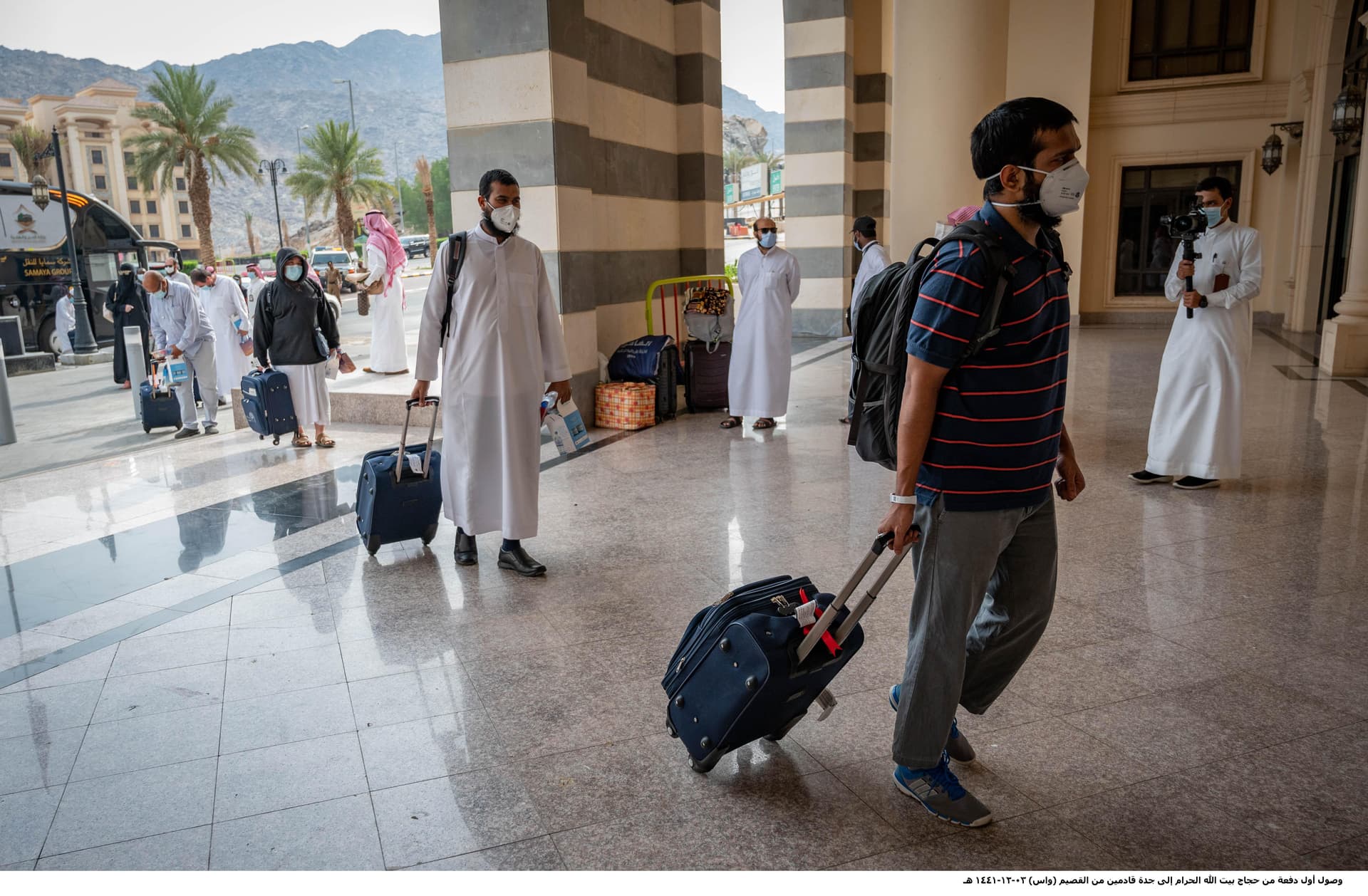  أول دفعة من حجاج تصل إلى جدة قادمة من القصيم