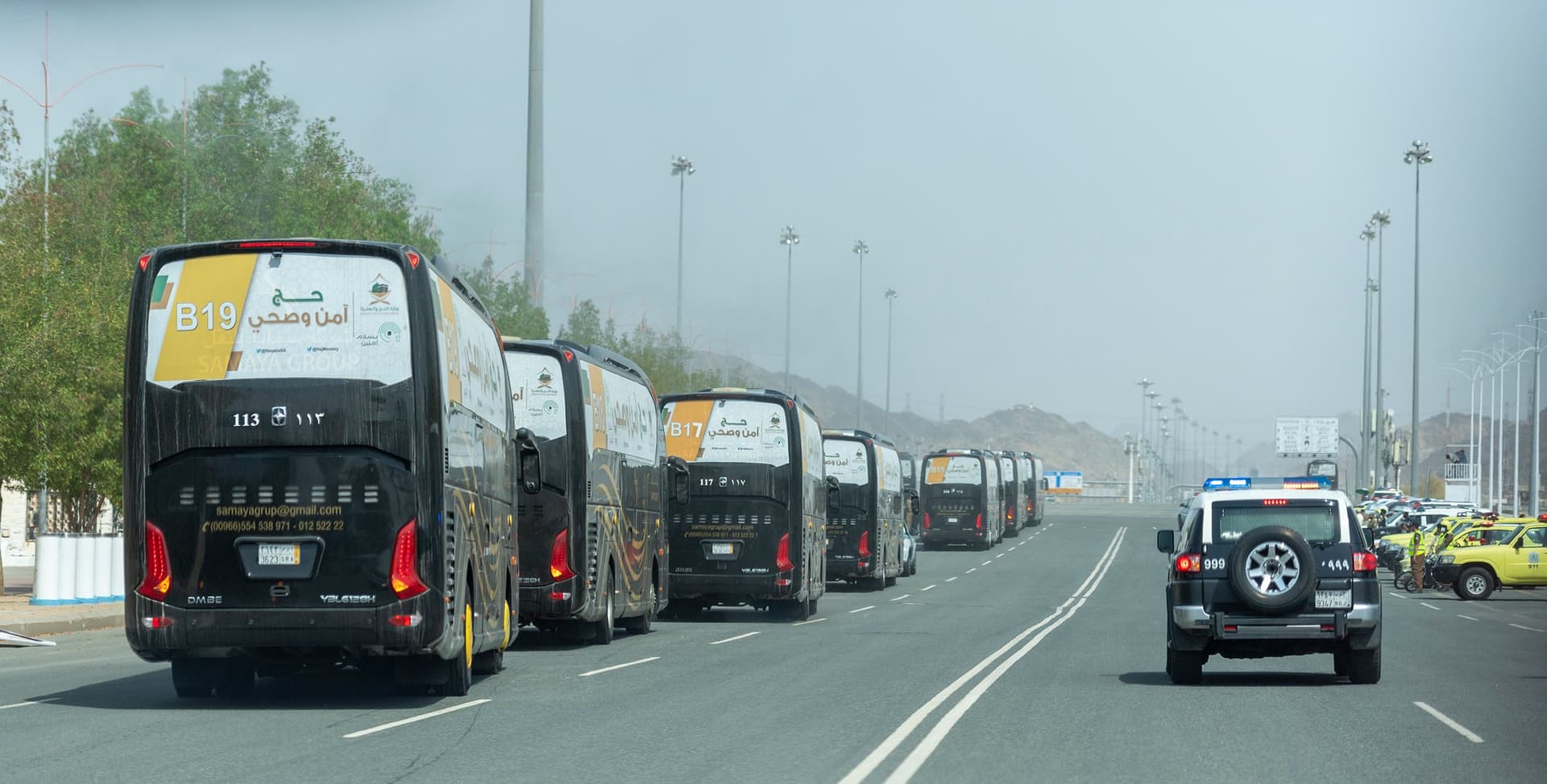 حجاج بيت الله الحرام يصلون إلى مشعر عرفات