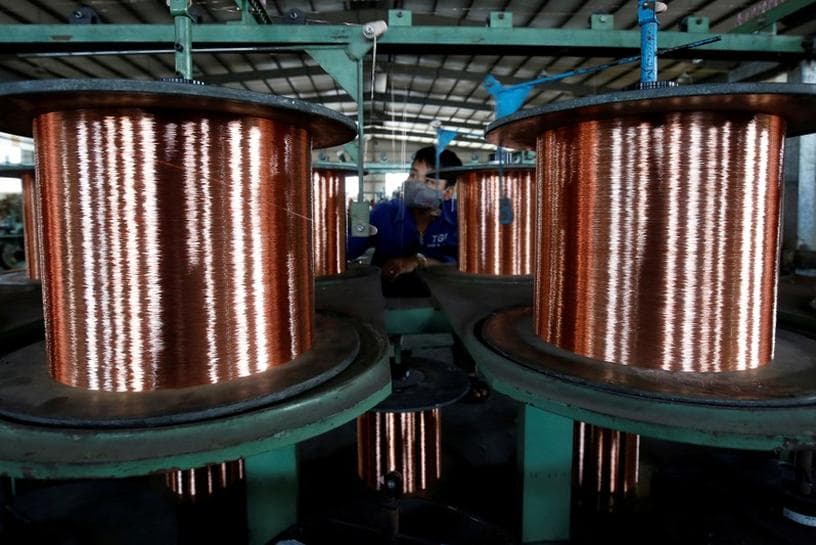 تفاؤل بشأن الطلب الصيني يدفع النحاس لأعلى مستوى في 5 أشهر
