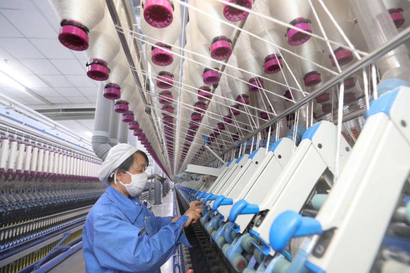 ناتج القيمة المضافة لشركات النسيج تراجع بنسبة 6.7 في المائة.