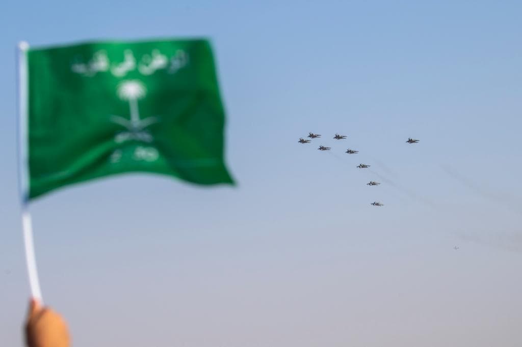 بطائرات عسكرية ومدنية .. أكبر عرض جوي في سماء الرياض احتفالا باليوم الوطني