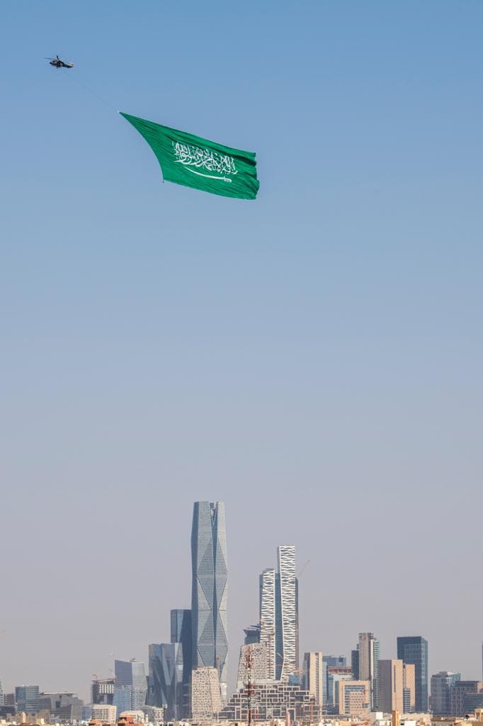 بطائرات عسكرية ومدنية .. أكبر عرض جوي في سماء الرياض احتفالا باليوم الوطني