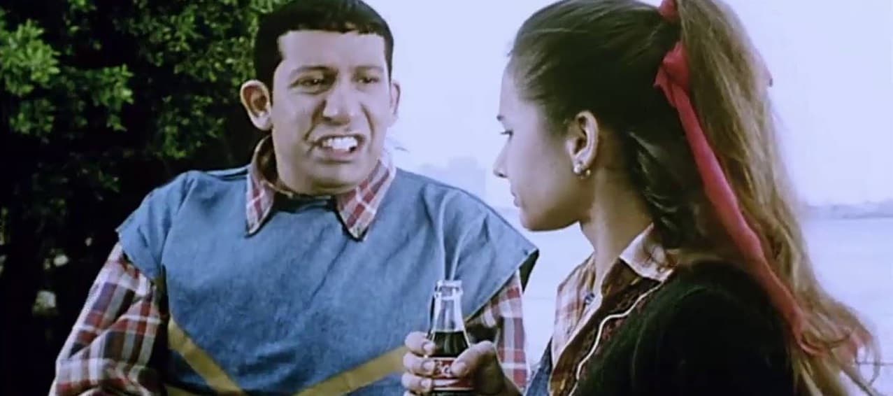 هاني رمزي ونيللي كريم في مشهد من الفيلم.