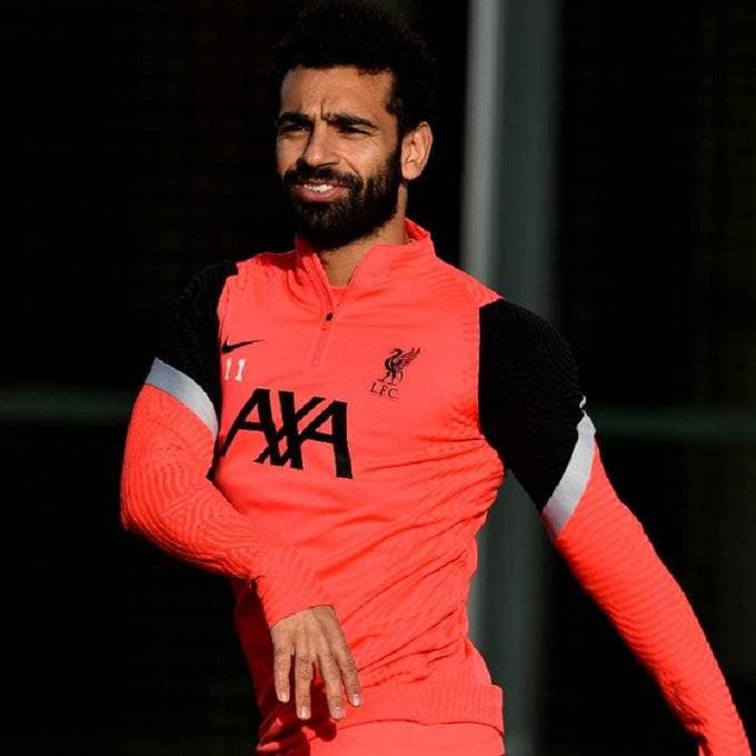 محمد صلاح في تدريب ليفربول أمس.

موقع ليفربول 