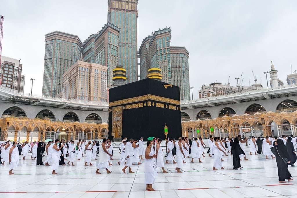   أمطار اليوم على المسجد الحرام في مكة المكرمة