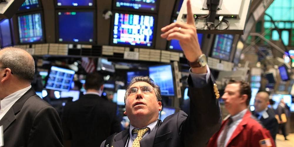 متداول في بورصة الأسهم في نيويورك. تصوير: سبنسر بلات "جيتي"