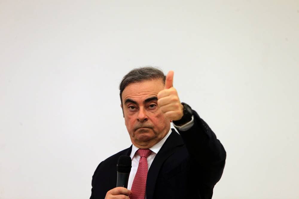 كارلوس غصن الرئيس السابق لمجموعة رينو-نيسان."الفرنسية"