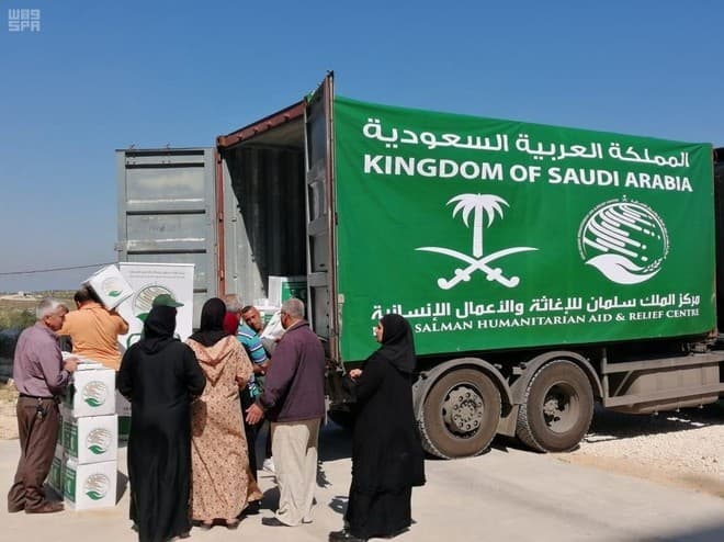 مركز الملك سلمان للإغاثة: المساعدات السعودية الخارجية بلغت 184 مليار ريال لـ 156 دولة