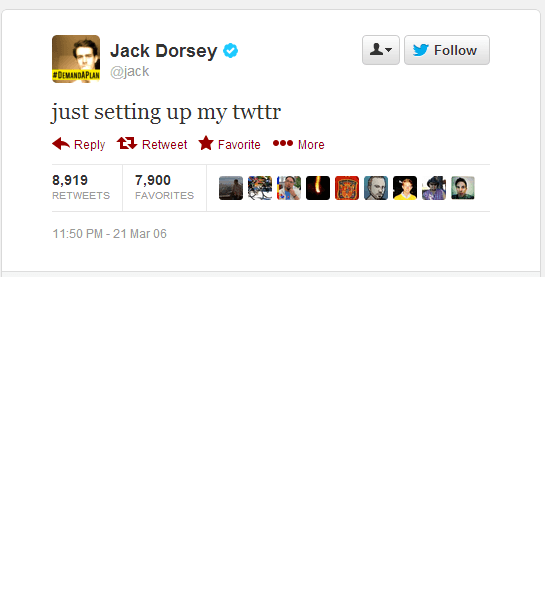 أول تغريدة في تاريخ تويتر تبلغ عامها الخامس عشر 