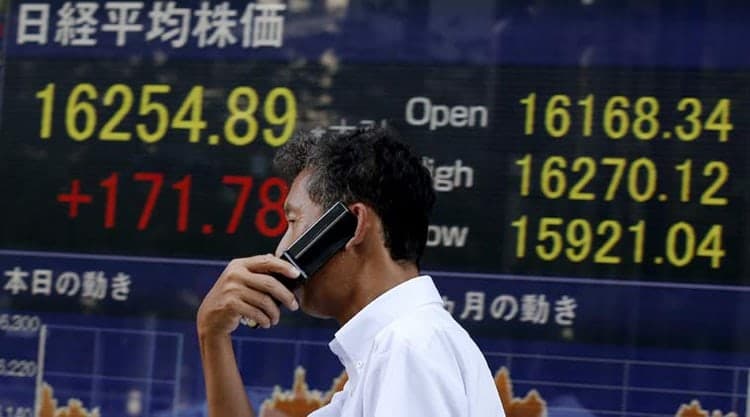 الأسهم اليابانية ترتفع إلى أعلى مستوى في أسبوعين