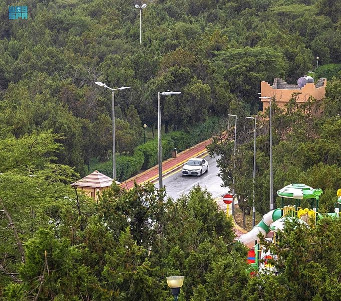 أمطار الخير والبركة تعم منطقة الباحة