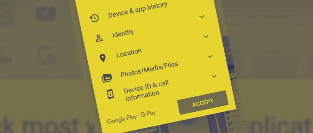 يجب الحذر عند إعطاء الصلاحيات والأذونات للتطبيقات المختلفة.