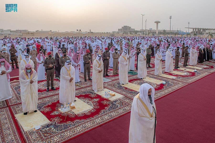 صلاة عيد الفطر المبارك في مناطق المملكة