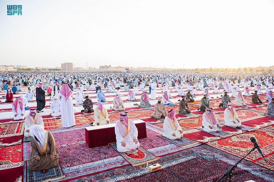 صلاة عيد الفطر المبارك في مناطق المملكة
