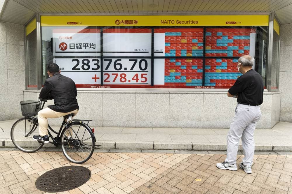مؤشر "نيكاي" الياباني يرتفع 0.78 في المائة أمس. "أ.ب"