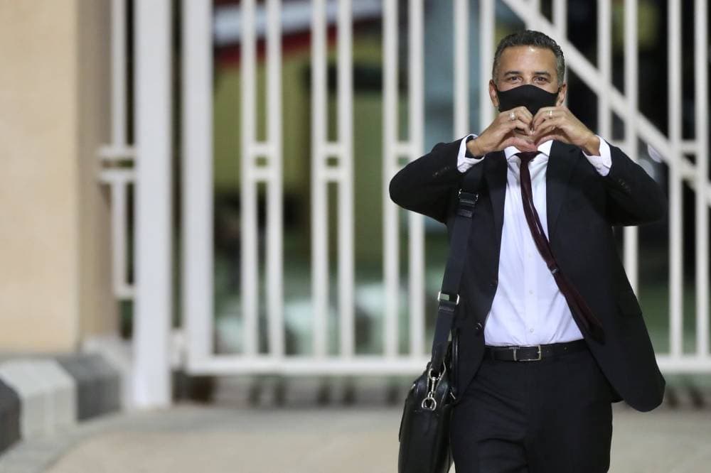 تشاموسكا قبل تدريب الفيصلي.