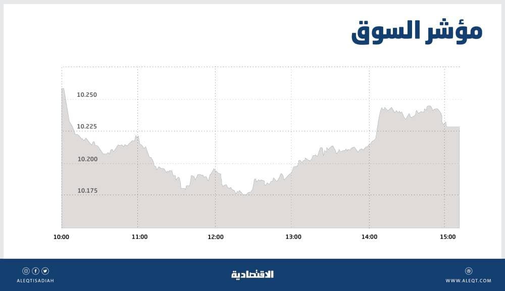 الأسهم السعودية تمحو معظم خسائرها بنهاية التداولات .. والمؤشر يتماسك فوق مستويات 10200 نقطة