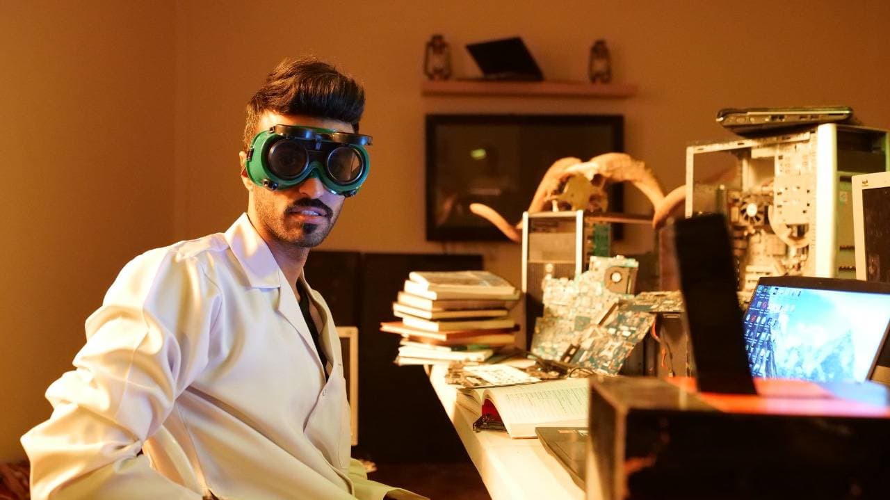 مشهد من المسلسل.