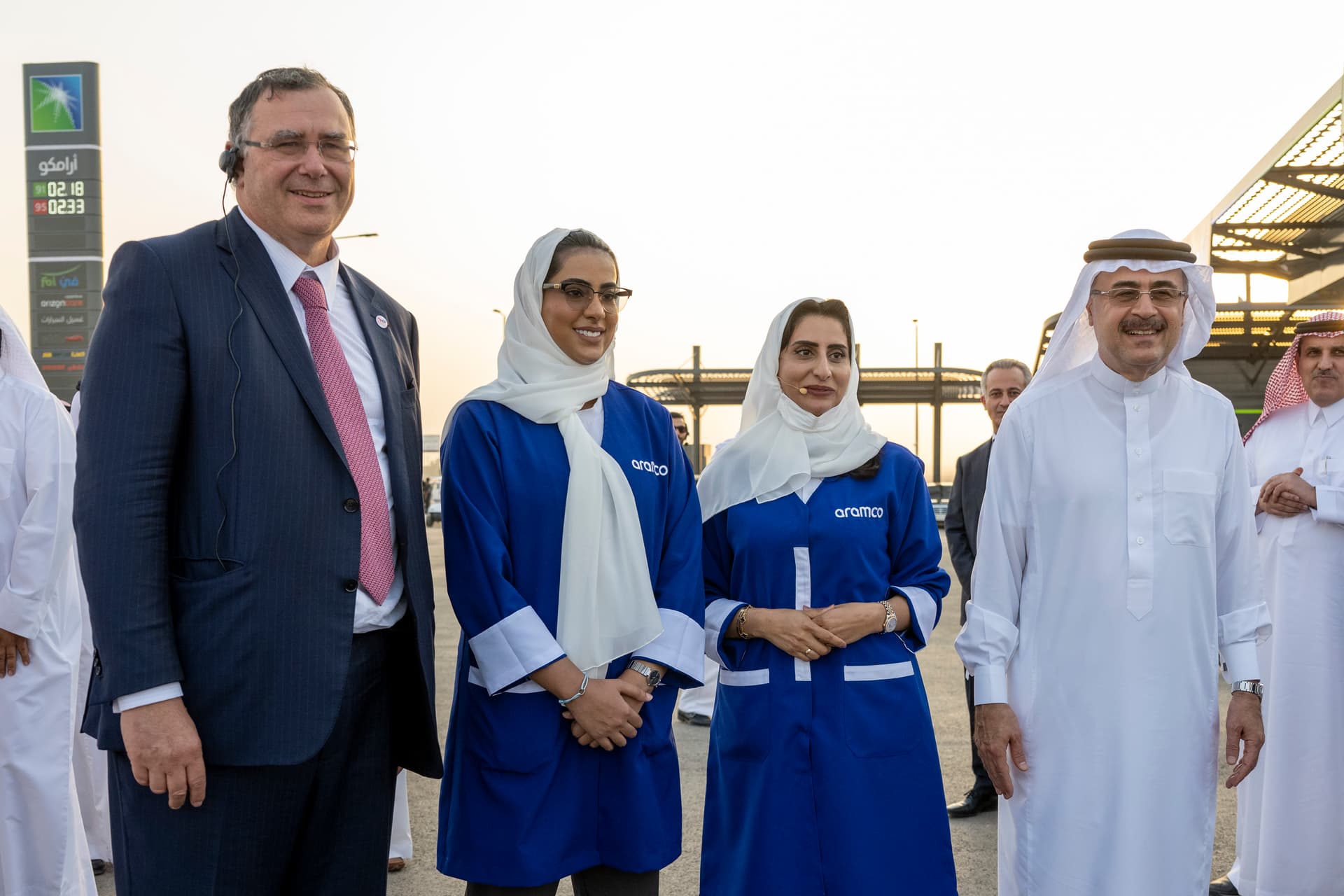 أرامكو وتوتال تدشنان أولى المحطات المشتركة لبيع الوقود بالتجزئة في المملكة