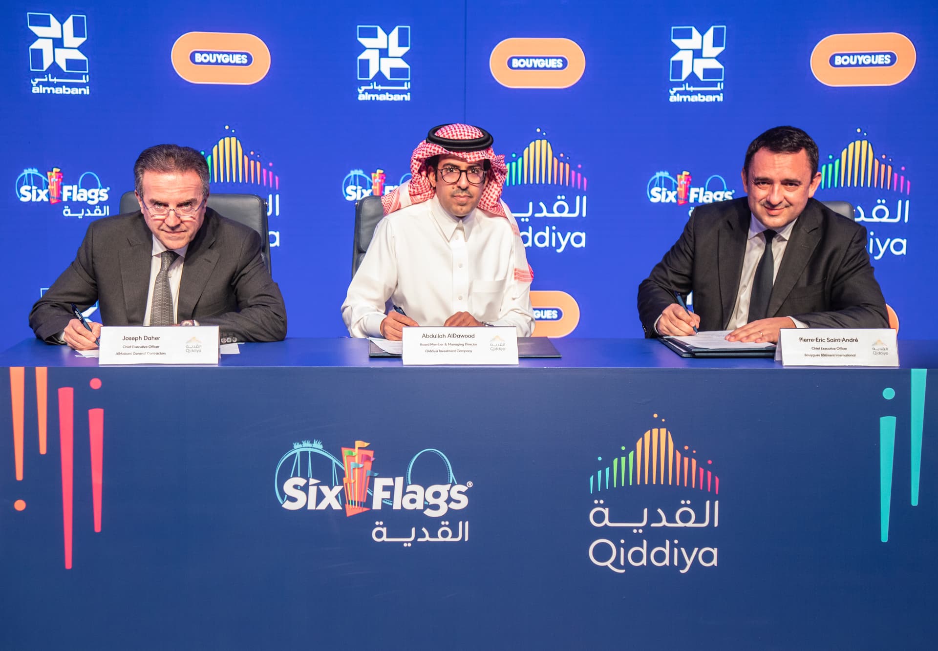 القدية توقع عقد إنشاء منتزه Six Flags بقيمة 3.75 مليار ريال