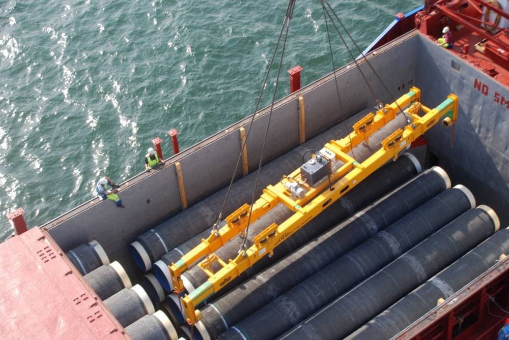 خط أنابيب نورد ستريم 2 يلقى انتقادات من دول عدة بينها الولايات المتحدة.