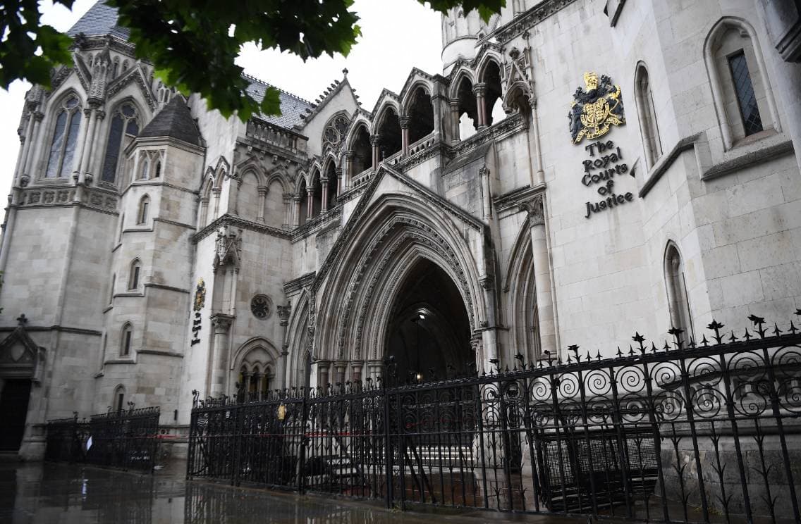 مقر المحكمة العليا في لندن.