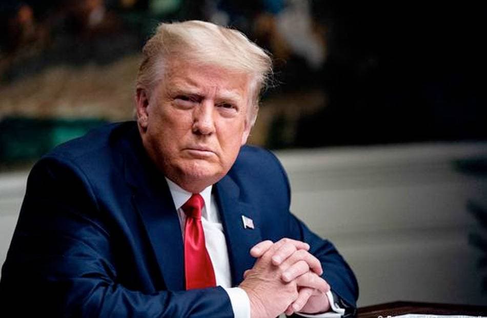 دونالد ترامب الرئيس الأمريكي السابق.