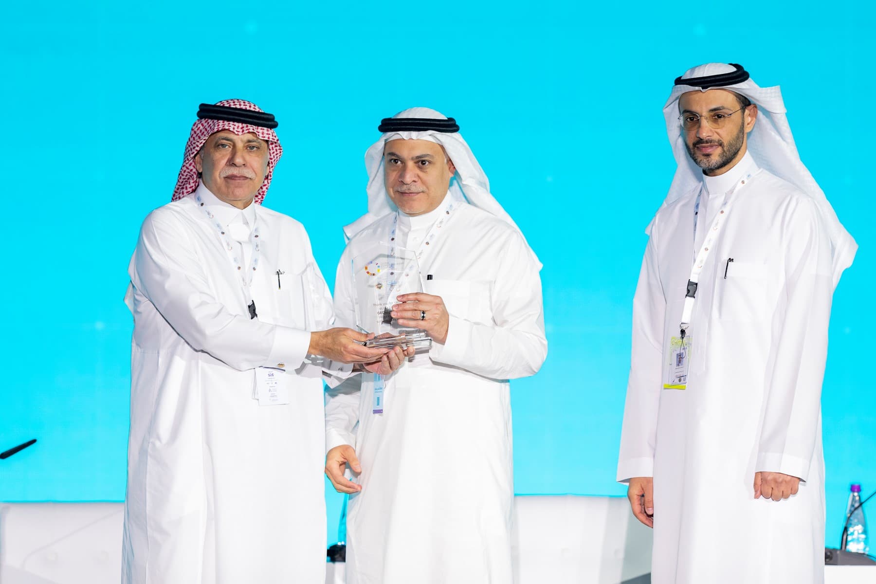 وزير التجارة يكرم "ساب" في المؤتمر العالمي لريادة الأعمال  